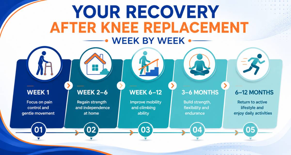 Recovery After Knee Replacement surgery : Week by Week