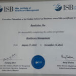 ISB Certificaton for Healthcare Management Course