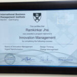 Program Diploma in Innovation Management, International Business Management Institute, Berlin, Germany