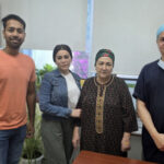 Dr Ramkinkar Jha with Patients