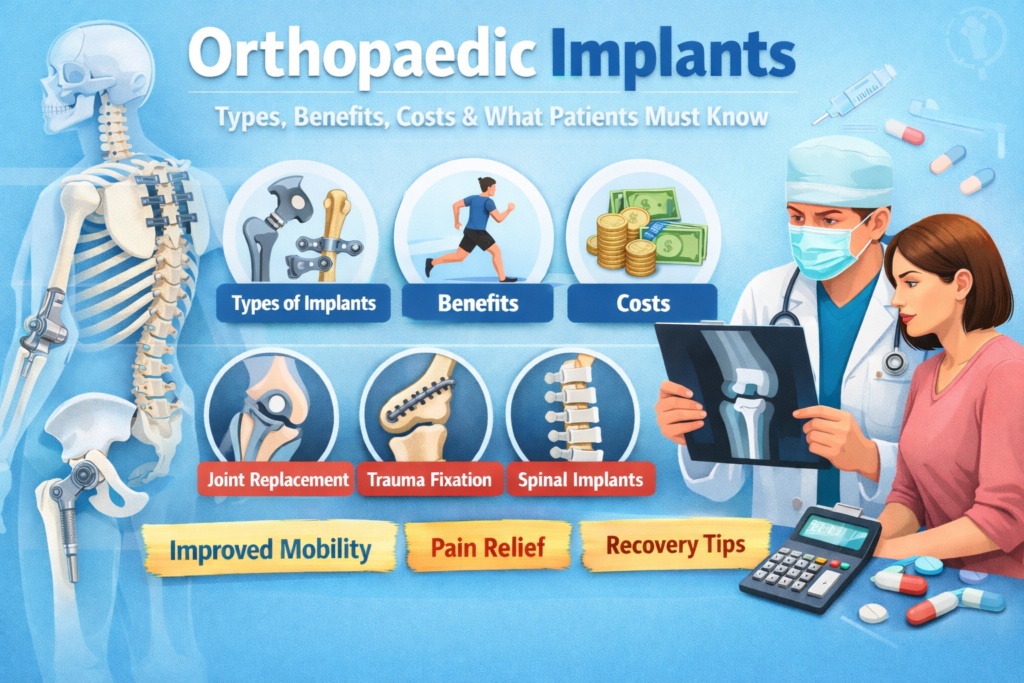 Orthopaedic Implants: Types, Benefits, Costs & What Patients Must Know